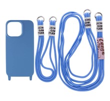 Чохол TPU two straps California для Apple iPhone 11 (6.1") Синій / Cosmos blue