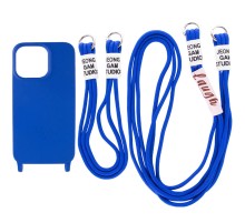 Чохол TPU two straps California для Apple iPhone 11 (6.1") Синій / Iris