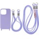 Чохол TPU two straps California для Apple iPhone 11 (6.1") Бузковий