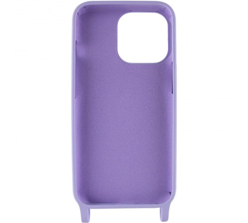 Чохол TPU two straps California для Apple iPhone 11 (6.1") Бузковий Чохол TPU two straps California для Apple iPhone 11 (6.1") Бузковий