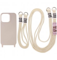Чохол TPU two straps California для Apple iPhone 11 (6.1") Бежевий / Antique White