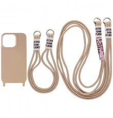 Чохол TPU two straps California для Apple iPhone 11 (6.1") Бежевий / Beige