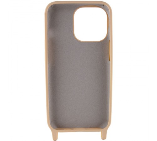 Чохол TPU two straps California для Apple iPhone 11 (6.1") Бежевий / Beige Чохол TPU two straps California для Apple iPhone 11 (6.1") Бежевий / Beige