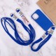 Чохол TPU two straps California для Apple iPhone 11 Pro (5.8") Синій / Iris