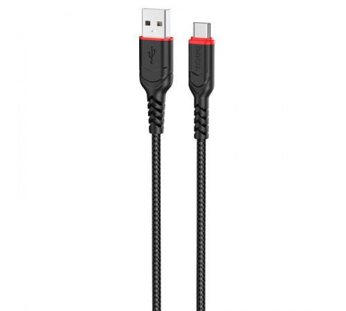Дата кабель Hoco X59 Victory USB to Type-C (1m) Чорний Дата кабель Hoco X59 Victory USB to Type-C (1m) Чорний