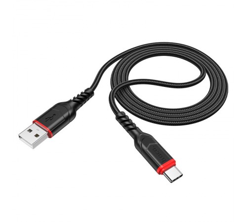 Дата кабель Hoco X59 Victory USB to Type-C (1m) Чорний Дата кабель Hoco X59 Victory USB to Type-C (1m) Чорний