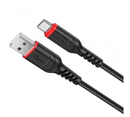 Дата кабель Hoco X59 Victory USB to Type-C (1m) Чорний Дата кабель Hoco X59 Victory USB to Type-C (1m) Чорний