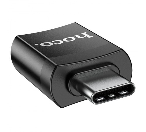 Перехідник Hoco UA17 Type-C Male to USB Female USB3.0 Чорний Перехідник Hoco UA17 Type-C Male to USB Female USB3.0 Чорний