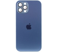 Чохол TPU+Glass Sapphire matte case для Apple iPhone 12 Pro (6.1") Sierra Blue