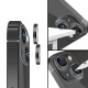 Захисне скло Metal Classic на камеру (у упак.) для Apple iPhone 14 (6.1") / 14 Plus (6.7") Чорний / Midnight