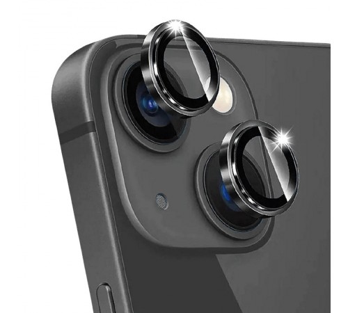 Захисне скло Metal Classic на камеру (у упак.) для Apple iPhone 14 (6.1") / 14 Plus (6.7") Чорний / Midnight Захисне скло Metal Classic на камеру (у упак.) для Apple iPhone 14 (6.1") / 14 Plus (6.7") Чорний / Midnight