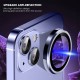 Захисне скло Metal Classic на камеру (у упак.) для Apple iPhone 14 (6.1") / 14 Plus (6.7") Блакитний / Light Blue
