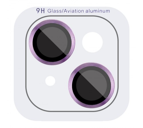 Захисне скло Metal Classic на камеру (у упак.) для Apple iPhone 14 (6.1") / 14 Plus (6.7") Фіолетовий / Purple Захисне скло Metal Classic на камеру (у упак.) для Apple iPhone 14 (6.1") / 14 Plus (6.7") Фіолетовий / Purple