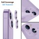 Захисне скло Metal Classic на камеру (у упак.) для Apple iPhone 14 (6.1") / 14 Plus (6.7") Фіолетовий / Purple