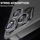 Захисне скло Metal Classic на камеру (у упак.) для Apple iPhone 14 Pro (6.1") / 14 Pro Max (6.7") Чорний / Black