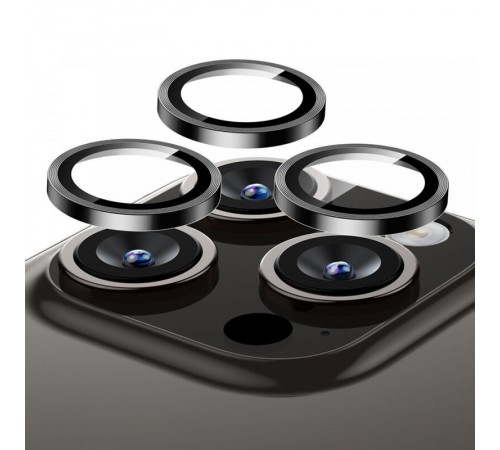 Захисне скло Metal Classic на камеру (у упак.) для Apple iPhone 14 Pro (6.1") / 14 Pro Max (6.7") Чорний / Black Захисне скло Metal Classic на камеру (у упак.) для Apple iPhone 14 Pro (6.1") / 14 Pro Max (6.7") Чорний / Black