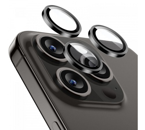 Захисне скло Metal Classic на камеру (у упак.) для Apple iPhone 14 Pro (6.1") / 14 Pro Max (6.7") Чорний / Black Захисне скло Metal Classic на камеру (у упак.) для Apple iPhone 14 Pro (6.1") / 14 Pro Max (6.7") Чорний / Black