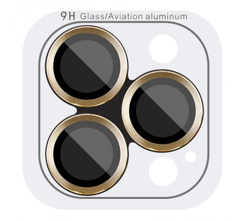 Захисне скло Metal Classic на камеру (у упак.) для Apple iPhone 14 Pro (6.1") / 14 Pro Max (6.7") Золотий / Gold Захисне скло Metal Classic на камеру (у упак.) для Apple iPhone 14 Pro (6.1") / 14 Pro Max (6.7") Золотий / Gold