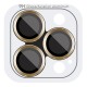 Захисне скло Metal Classic на камеру (у упак.) для Apple iPhone 14 Pro (6.1") / 14 Pro Max (6.7") Золотий / Gold
