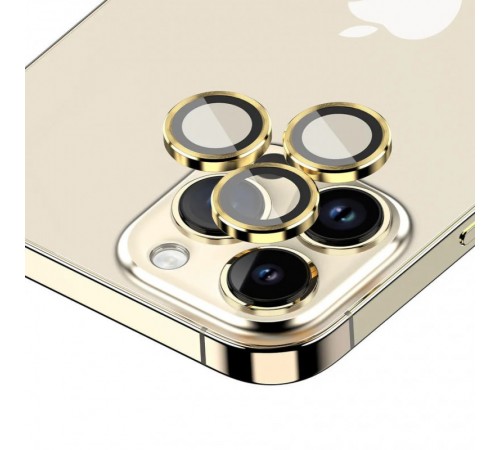 Захисне скло Metal Classic на камеру (у упак.) для Apple iPhone 14 Pro (6.1") / 14 Pro Max (6.7") Золотий / Gold Захисне скло Metal Classic на камеру (у упак.) для Apple iPhone 14 Pro (6.1") / 14 Pro Max (6.7") Золотий / Gold