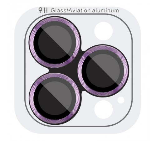 Захисне скло Metal Classic на камеру (у упак.) для Apple iPhone 14 Pro (6.1") / 14 Pro Max (6.7") Фіолетовий / Purple Захисне скло Metal Classic на камеру (у упак.) для Apple iPhone 14 Pro (6.1") / 14 Pro Max (6.7") Фіолетовий / Purple