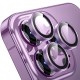 Захисне скло Metal Classic на камеру (у упак.) для Apple iPhone 14 Pro (6.1") / 14 Pro Max (6.7") Фіолетовий / Purple
