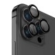 Захисне скло Metal Classic на камеру (у упак.) для Apple iPhone 14 Pro (6.1") / 14 Pro Max (6.7") Чорний / Midnight