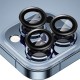 Захисне скло Metal Classic на камеру (у упак.) для Apple iPhone 14 Pro (6.1") / 14 Pro Max (6.7") Чорний / Midnight