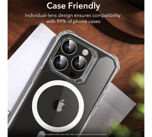 Захисне скло Metal Classic на камеру (у упак.) для Apple iPhone 14 Pro (6.1") / 14 Pro Max (6.7") Срібний / Silver Захисне скло Metal Classic на камеру (у упак.) для Apple iPhone 14 Pro (6.1") / 14 Pro Max (6.7") Срібний / Silver