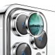 Захисне скло Metal Classic на камеру (у упак.) для Apple iPhone 14 Pro (6.1") / 14 Pro Max (6.7") Срібний / Silver