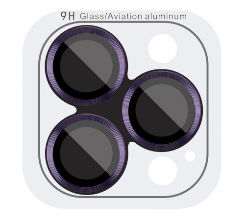 Захисне скло Metal Classic на камеру (у упак.) для Apple iPhone 14 Pro (6.1") / 14 Pro Max (6.7") Темно-Фіолетовий / Deep Purple Захисне скло Metal Classic на камеру (у упак.) для Apple iPhone 14 Pro (6.1") / 14 Pro Max (6.7") Темно-Фіолетовий / Deep Purple