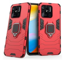 Ударостійкий чохол Transformer Ring for Magnet для Xiaomi Redmi 10C Червоний / Dante Red