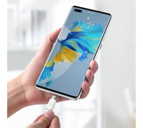 Дата кабель Baseus Superior Series Fast Charging USB to Type-C PD 66W (1m) (CATYS) Білий Дата кабель Baseus Superior Series Fast Charging USB to Type-C PD 66W (1m) (CATYS) Білий