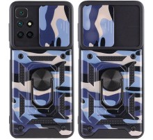 Ударостійкий чохол Camshield Serge Ring Camo для Xiaomi Redmi 10 Фіолетовий / Army Purple