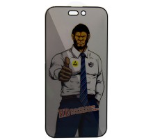 Захисне скло Privacy 5D Anti-Static (тех.пак) для Apple iPhone 13 Pro Max / 14 Plus (6.7") Чорний