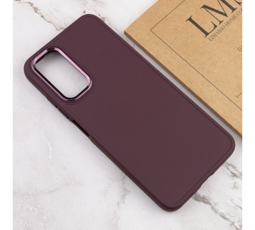 TPU чохол Bonbon Metal Style для Xiaomi Redmi Note 11 Pro 4G/5G / 12 Pro 4G Бордовий / Plum TPU чохол Bonbon Metal Style для Xiaomi Redmi Note 11 Pro 4G/5G / 12 Pro 4G Бордовий / Plum