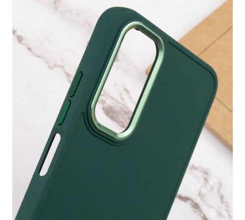 TPU чохол Bonbon Metal Style для Xiaomi Redmi Note 11 Pro 4G/5G / 12 Pro 4G Зелений / Army green TPU чохол Bonbon Metal Style для Xiaomi Redmi Note 11 Pro 4G/5G / 12 Pro 4G Зелений / Army green