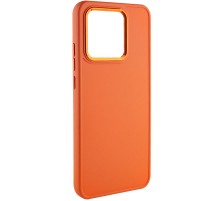 TPU чохол Bonbon Metal Style для Xiaomi Redmi 10C Помаранчевий / Papaya