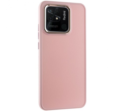 TPU чохол Bonbon Metal Style для Xiaomi Redmi 10C Рожевий / Light pink TPU чохол Bonbon Metal Style для Xiaomi Redmi 10C Рожевий / Light pink
