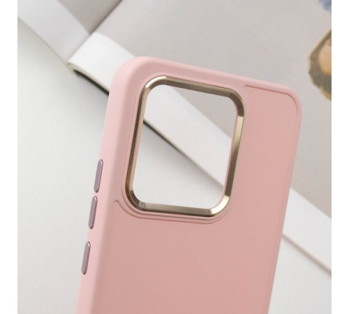 TPU чохол Bonbon Metal Style для Xiaomi Redmi 10C Рожевий / Light pink TPU чохол Bonbon Metal Style для Xiaomi Redmi 10C Рожевий / Light pink