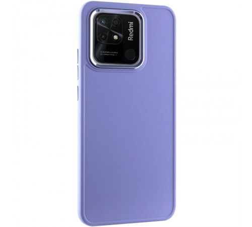 TPU чохол Bonbon Metal Style для Xiaomi Redmi 10C Бузковий / Dasheen TPU чохол Bonbon Metal Style для Xiaomi Redmi 10C Бузковий / Dasheen