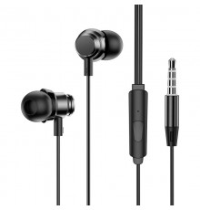 Навушники Borofone BM62 Prosperity universal (3.5mm/1.2m) Obsidian Black