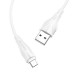 Дата кабель Borofone BX18 Optimal USB to MicroUSB (2m) Білий