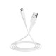 Дата кабель Borofone BX18 Optimal USB to MicroUSB (2m) Білий