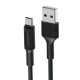 Дата кабель Borofone BX1 EzSync USB to MicroUSB (1m) Чорний