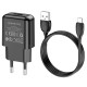 МЗП Borofone BA64A Single port + MicroUSB Чорний