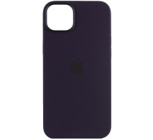 Чохол Silicone case (AAA) full with Magsafe для Apple iPhone 14 Pro (6.1") Фіолетовий / Elderberry