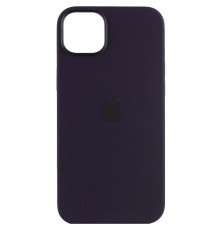 Чохол Silicone case (AAA) with Magsafe для Apple iPhone 14 Pro Max (6.7") Фіолетовий / Elderberry