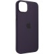 Чохол Silicone case (AAA) with Magsafe для Apple iPhone 14 Pro Max (6.7") Фіолетовий / Elderberry