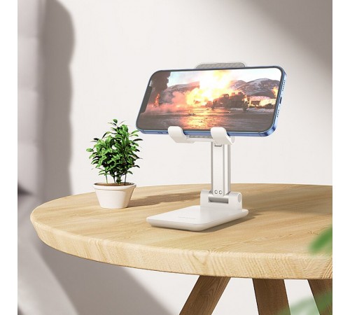 Підставка для телефону Borofone BH42 Lite Star folding desktop stand Білий